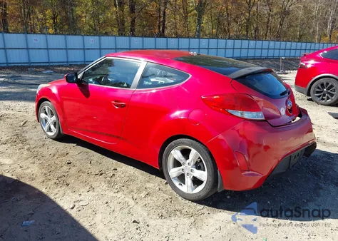 2013 Hyundai Veloster Base W/Gray z USA, uszkodzony, nr VIN KMHTC6AD7DU129064